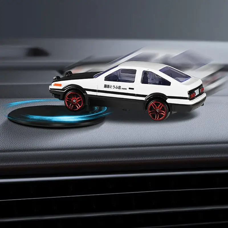 Realistic Drifting Car Dashboard Ornament - Stylish Desktop Keepsake Figurine with Adhesive for Your Car