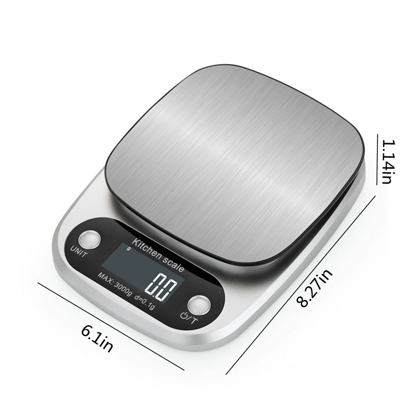 Home Gadgets Kitchen Clearance Food Kitchen Electronic Scale,Digital Ounces and Grams for Cooking,Baking,Meal Prep,Dieting,And Weight Loss