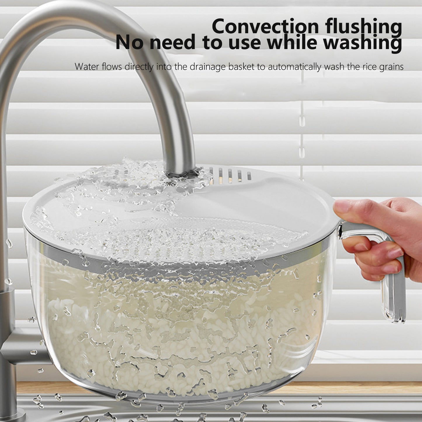 Multifunctional Drainage Basin for Domestic Kitchen Rice Fruit Washing Basket Vegetable Basket Wash Multi Function Kitchen Gadgets