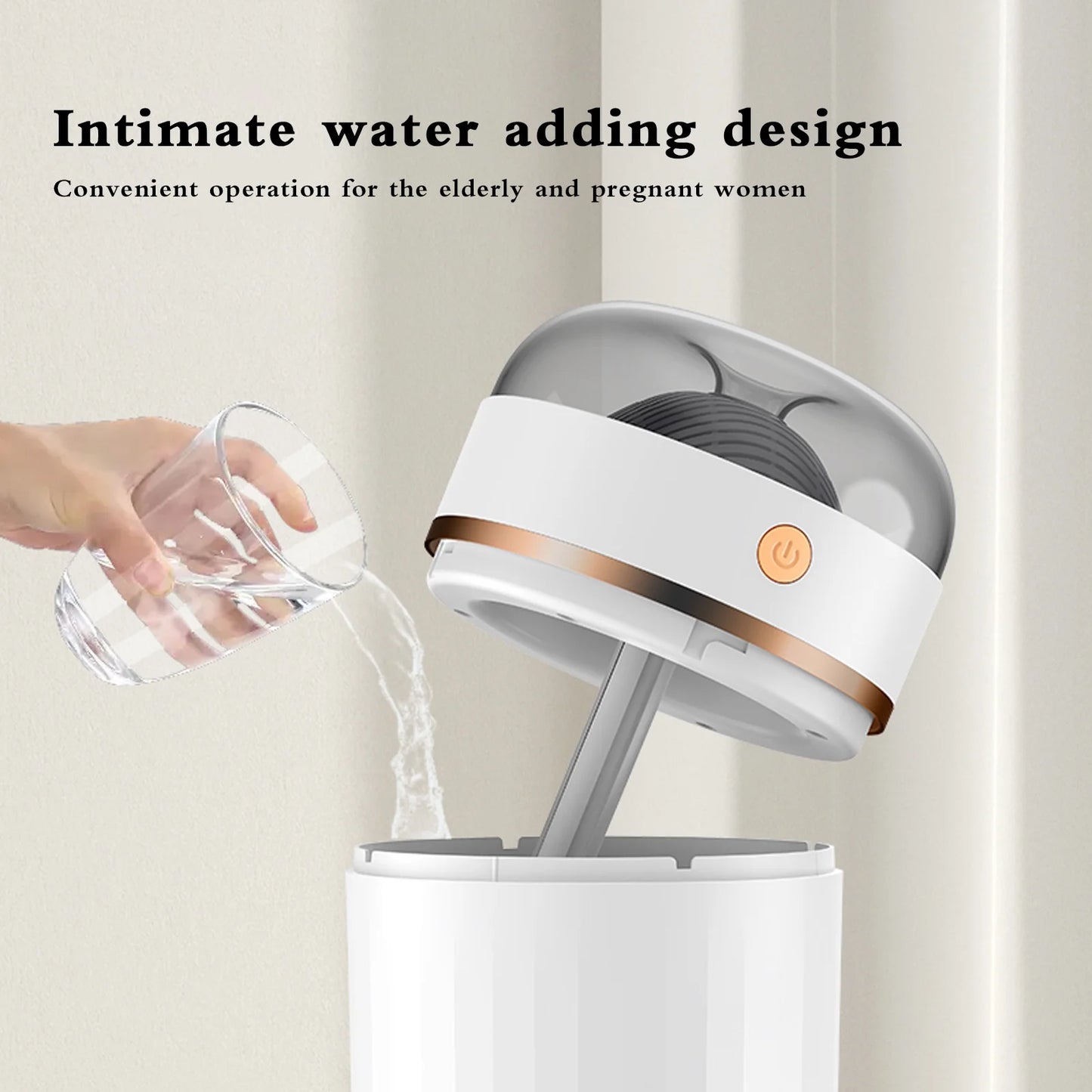 Big Holiday Deals! Smart Thermostatic Humidifier {1.5L Water Tank}. Quiet Humidifier for Bedrooms and Large Rooms - Colorful Color-Changing Ambient Light, Whole House Humidifier