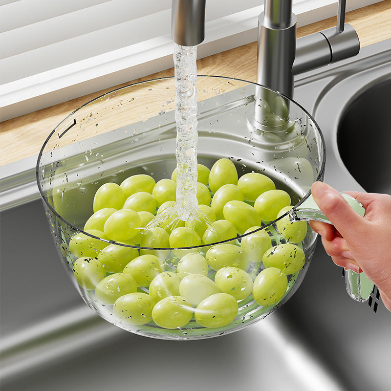 Multifunctional Drainage Basin for Domestic Kitchen Rice Fruit Washing Basket Vegetable Basket Wash Multi Function Kitchen Gadgets