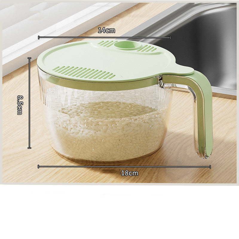 Multifunctional Drainage Basin for Domestic Kitchen Rice Fruit Washing Basket Vegetable Basket Wash Multi Function Kitchen Gadgets