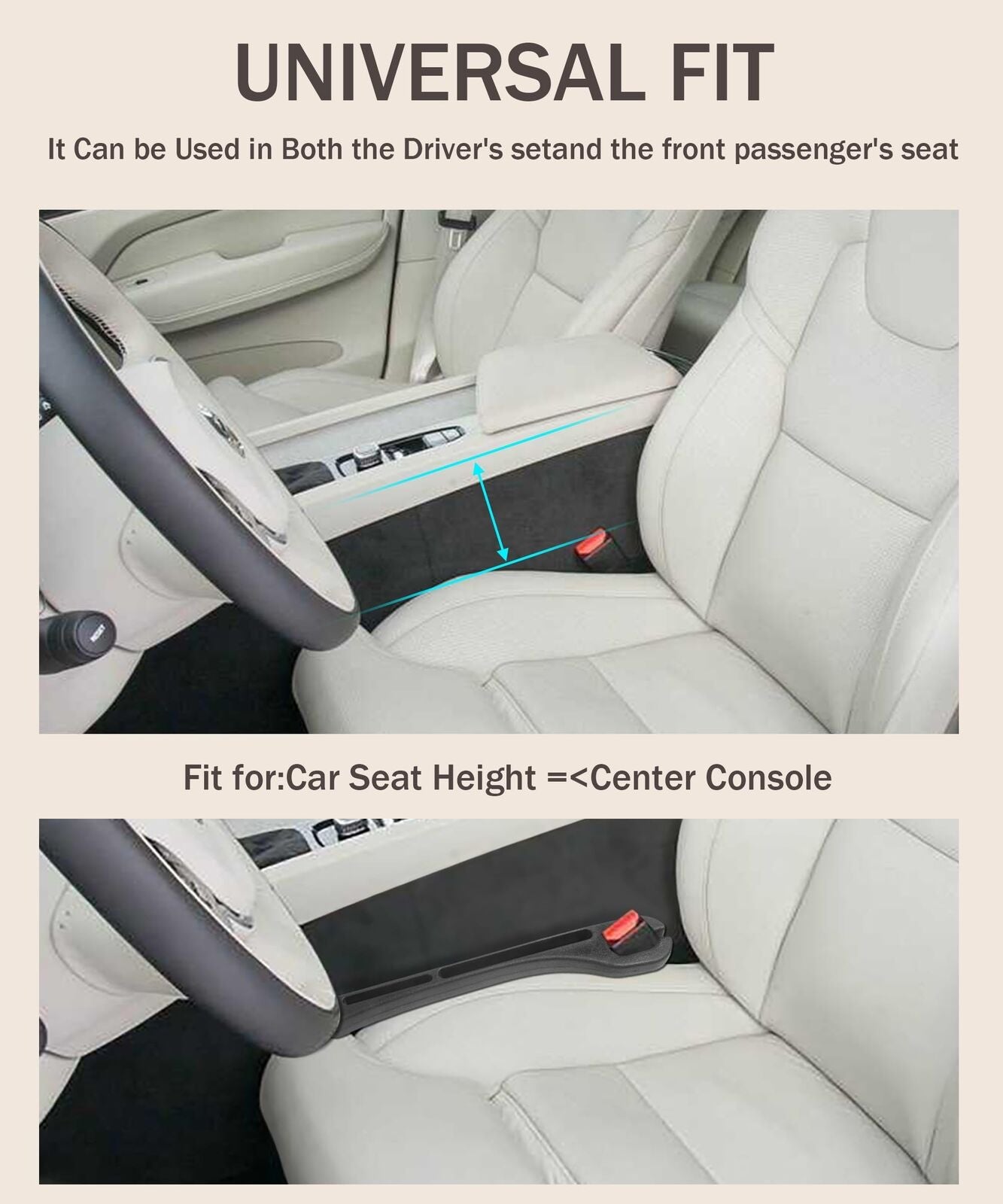2 Pack Car Seat Gap Filler,Car Gap Filler,Car Accessories Car Seat Gap Filler...