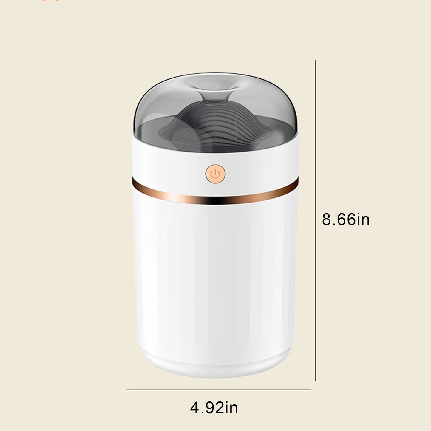 Big Holiday Deals! Smart Thermostatic Humidifier {1.5L Water Tank}. Quiet Humidifier for Bedrooms and Large Rooms - Colorful Color-Changing Ambient Light, Whole House Humidifier