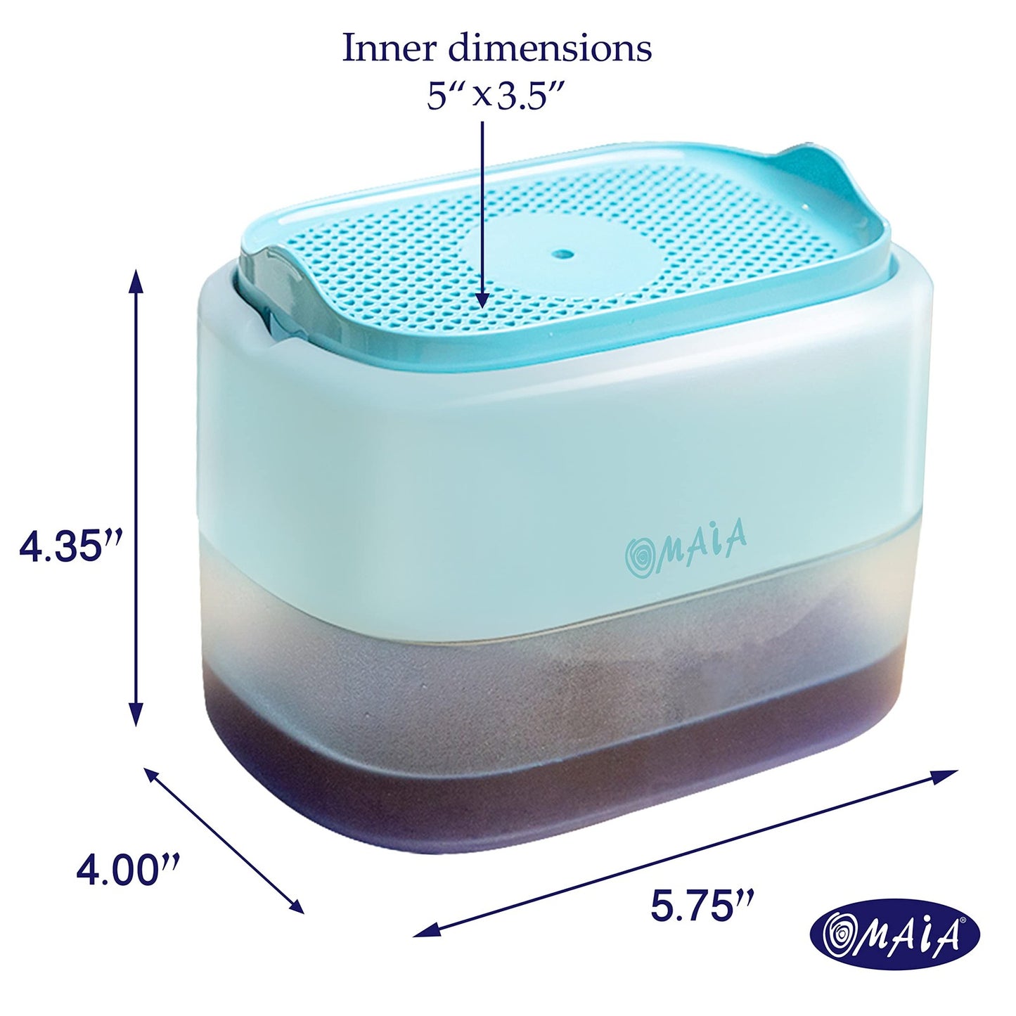 OMAIA Dish Soap Dispenser for Kitchen Sink - Blue Kitchen Gadgets 2023 -