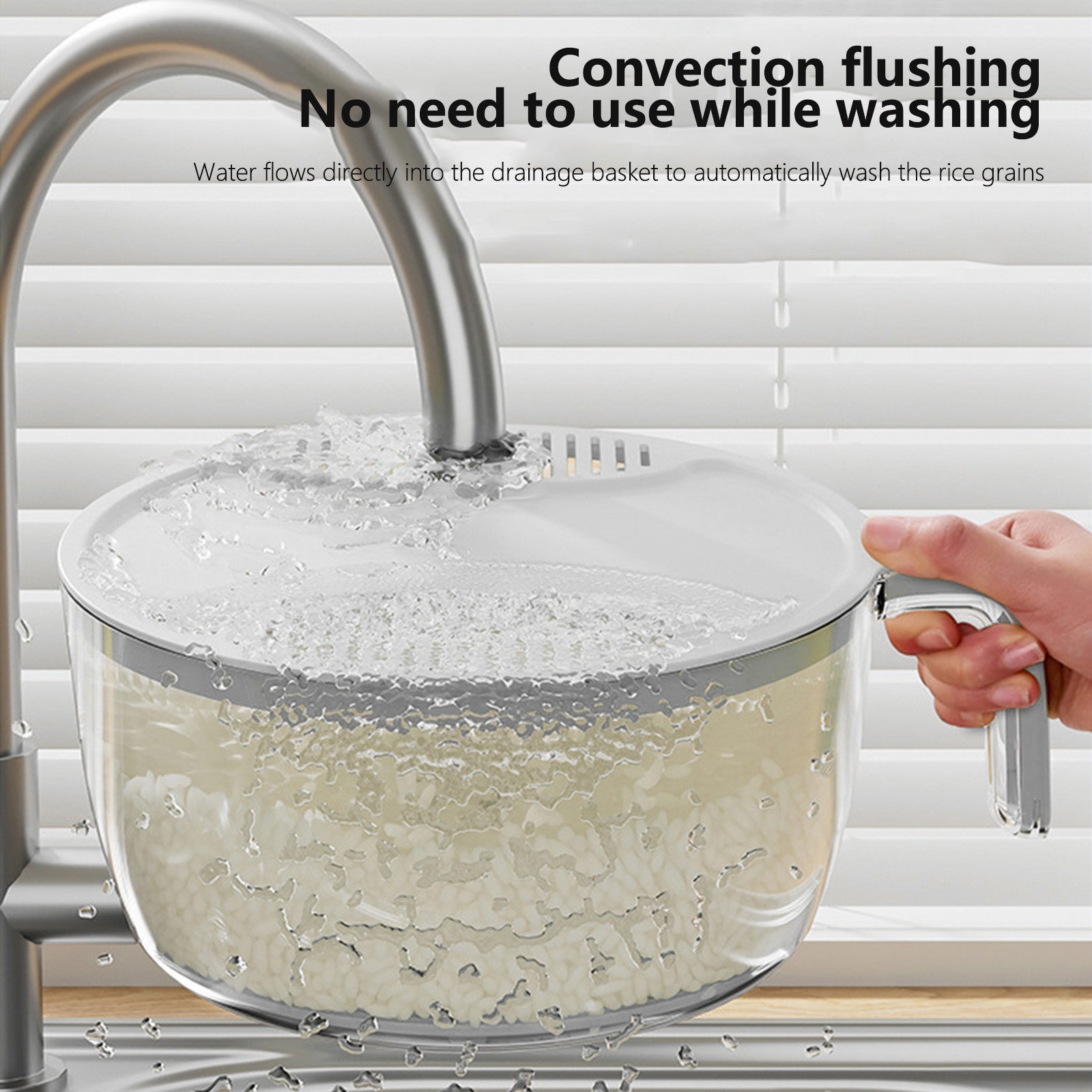 Multifunctional Drainage Basin for Domestic Kitchen Rice Fruit Washing Basket Vegetable Basket Wash Multi Function Kitchen Gadgets