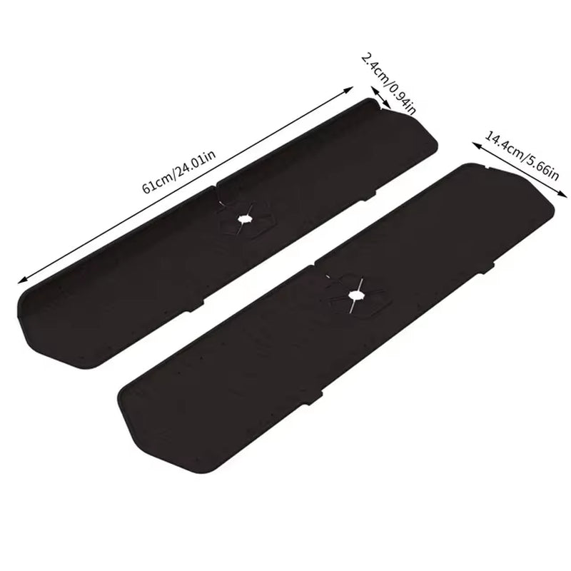 Kitchen Faucet Splash Pad Silicone Sink Faucet Splash Guard Mat Drain Pad Countertop Protector for Multipurpose Kitchen Gadgets