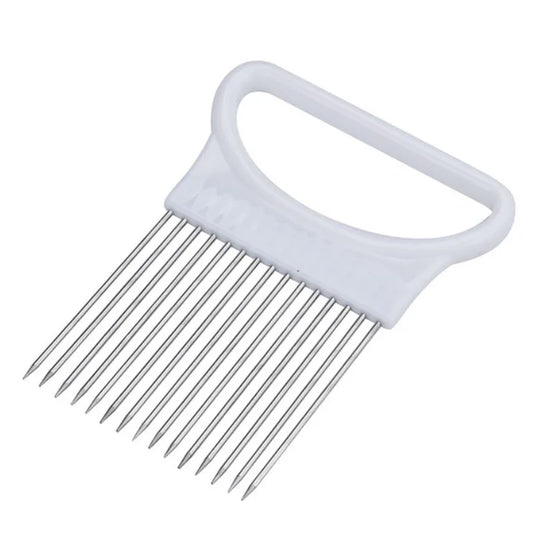 New Kitchen Gadgets Onion Slicer Tomato Vegetables Safe Fork Vegetables Slicing Cutting Tools Household Items Kitchen