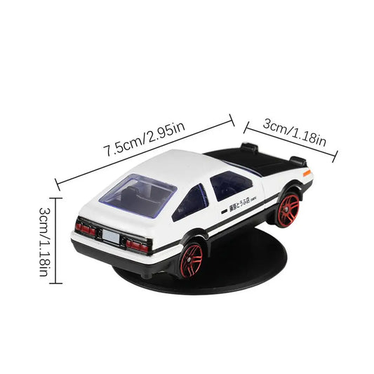 Realistic Drifting Car Dashboard Ornament - Stylish Desktop Keepsake Figurine with Adhesive for Your Car