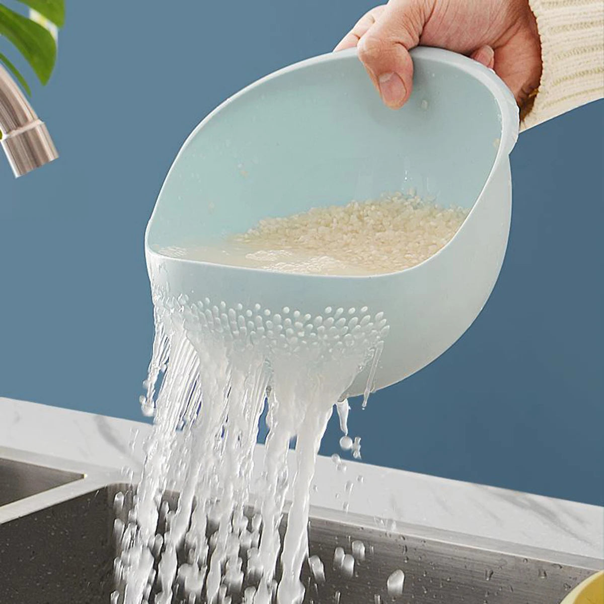 Multi-Purpose Rice Drainage Basket and Fruit and Vegetable Drainage Sieve Kitchen Tool Kitchen Gadgets Accessories