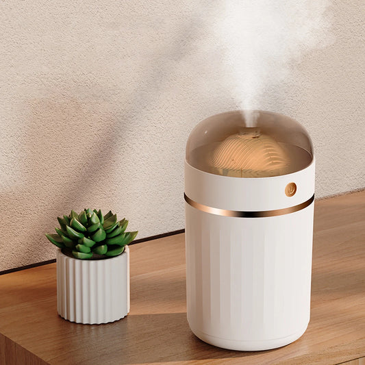 Big Holiday Deals!  Smart Thermostatic Humidifier {1.5L Water Tank}. Quiet Humidifier for Bedrooms and Large Rooms - Colorful Color-Changing Ambient Light, Whole House Humidifier