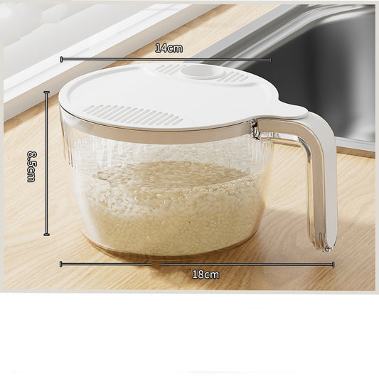 Multifunctional Drainage Basin for Domestic Kitchen Rice Fruit Washing Basket Vegetable Basket Wash Multi Function Kitchen Gadgets