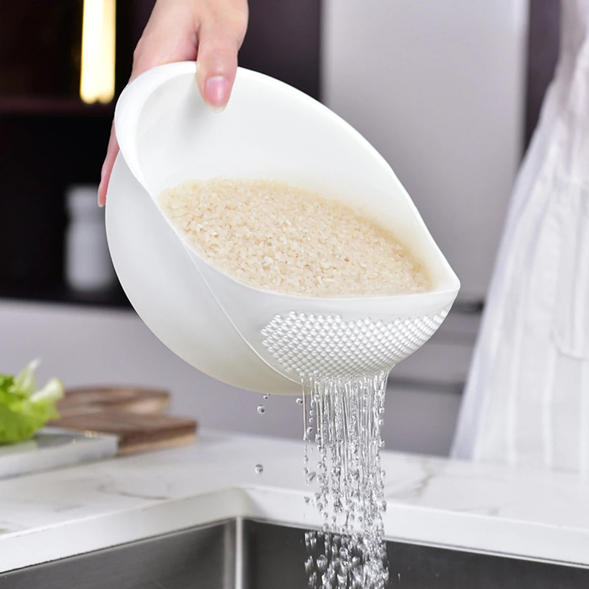 Multi-Purpose Rice Drainage Basket and Fruit and Vegetable Drainage Sieve Kitchen Tool Kitchen Gadgets Accessories